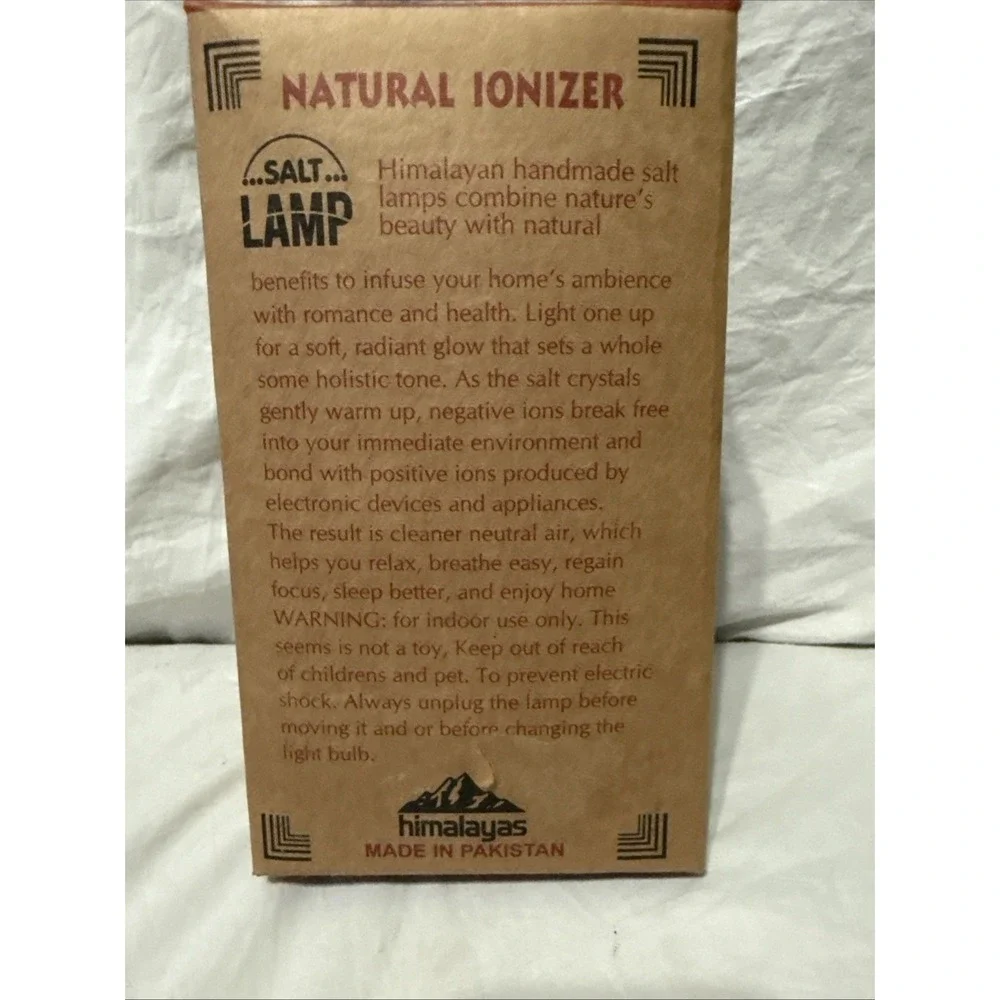 Himalayan Rock Salt Lamp Still In Box‎